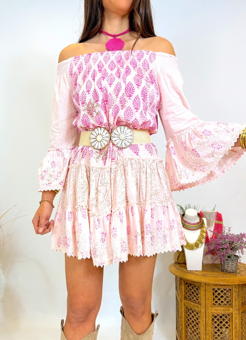 Vestido Turin rosa