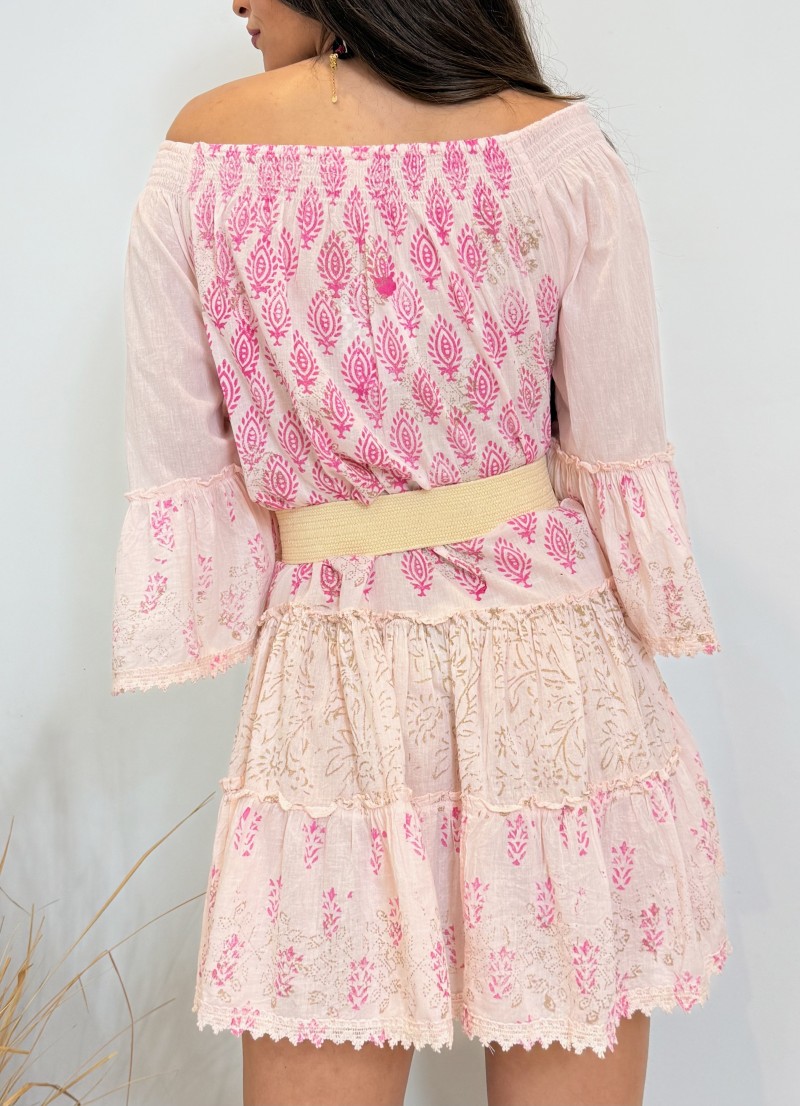 Vestido Turin rosa