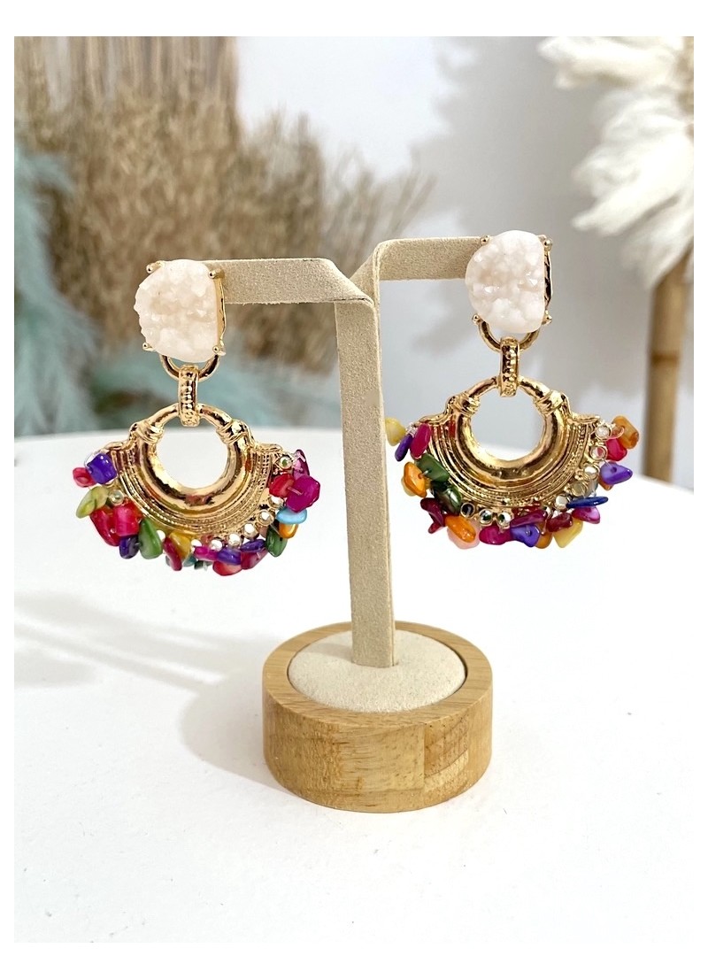 Pendientes Formentera multicolor