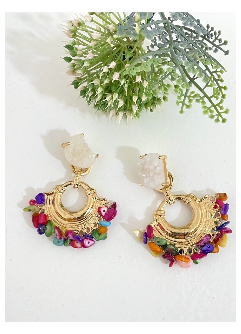 Pendientes Formentera multicolor