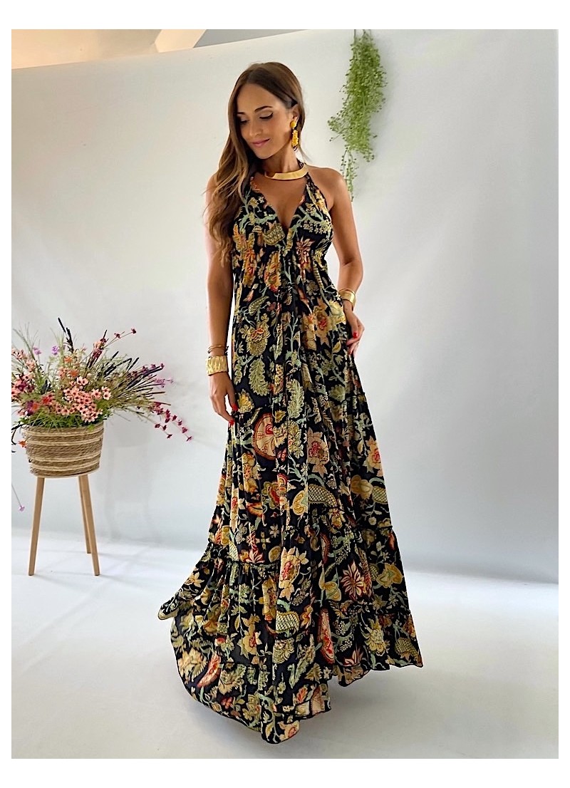 Vestido largo - espalda descubierta