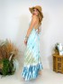 Vestido estampado tie dye - espalda descubierta