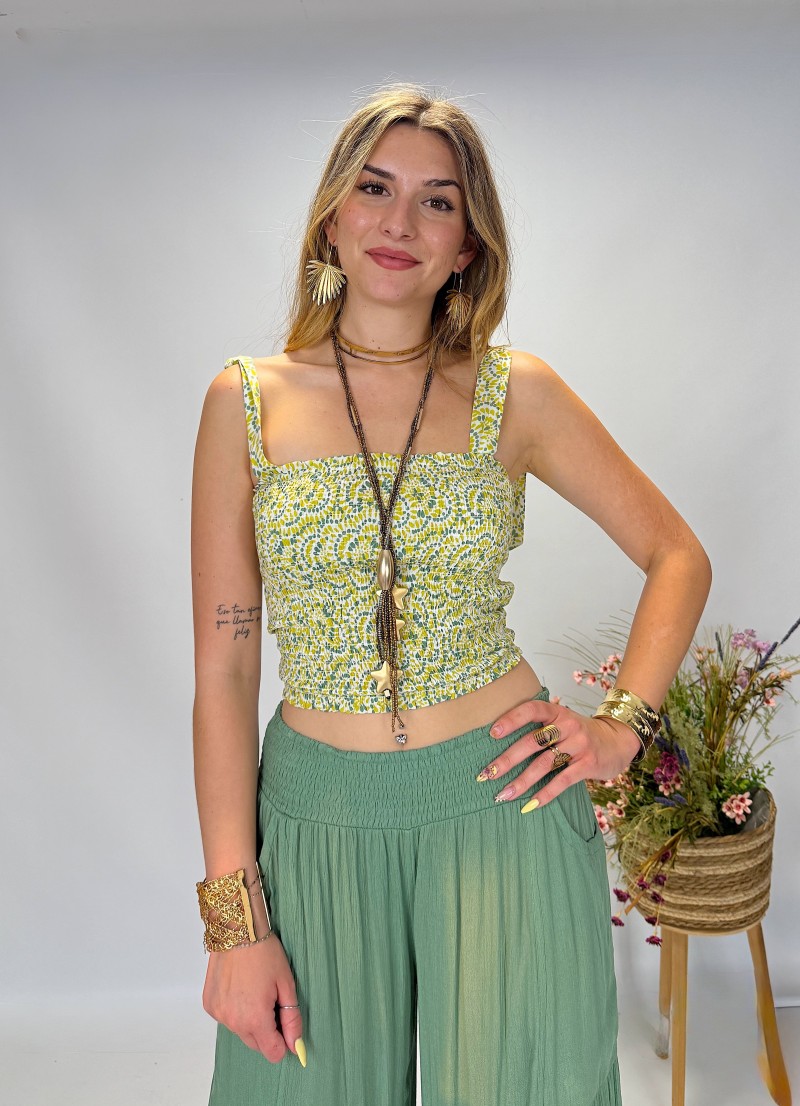 Top de tirantes anudables Makiara – Moda mujer verano 2025