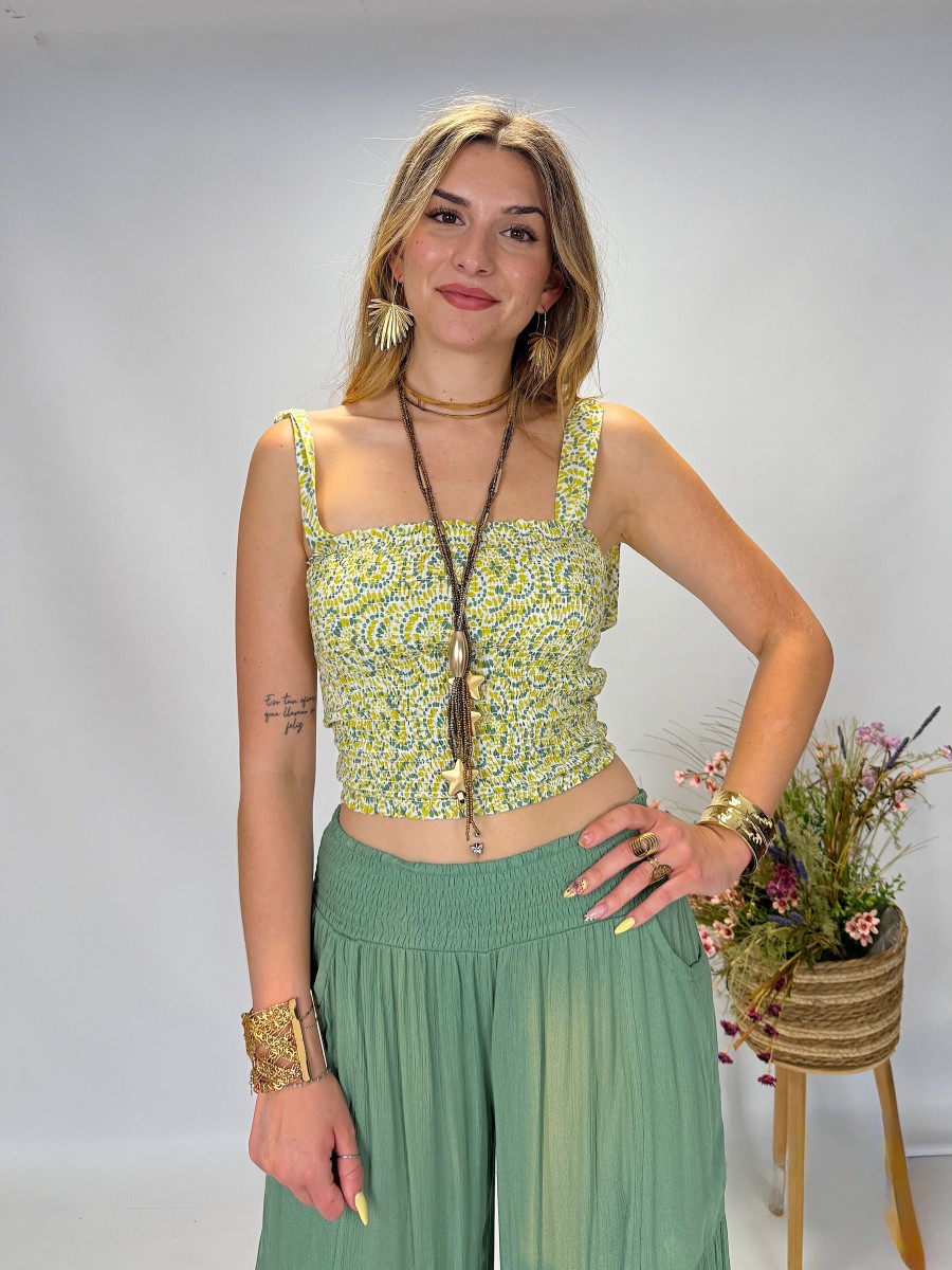 Top de tirantes anudables Makiara – Moda mujer verano 2025