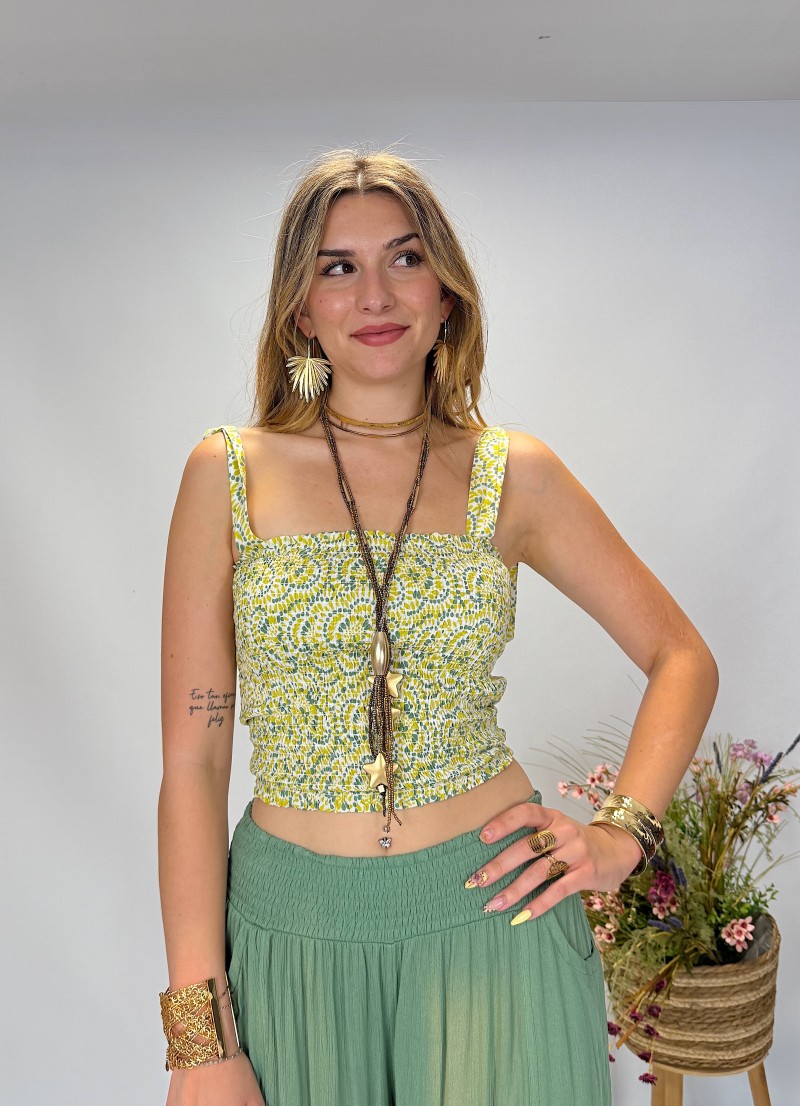 Top de tirantes anudables Makiara – Moda mujer verano 2025