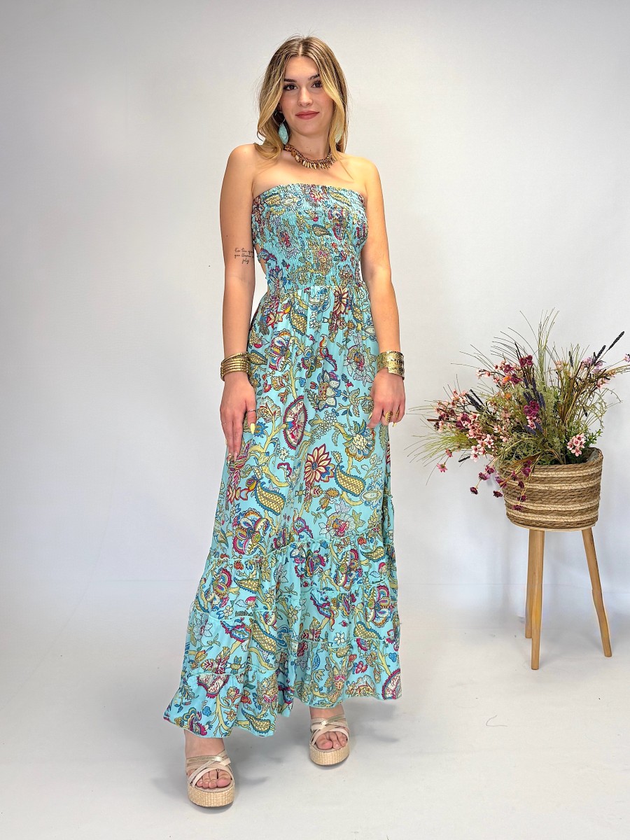 Vestido largo Trilce – Ideal para vacaciones con estilo