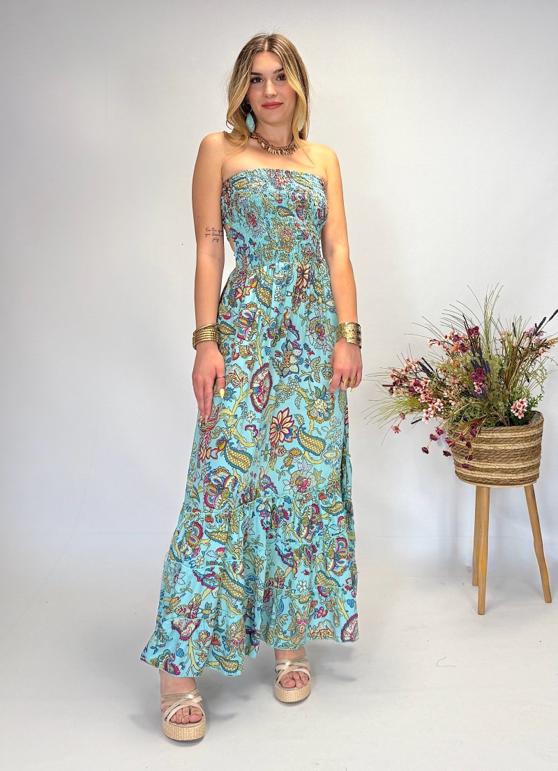 Vestido largo Trilce – Ideal para vacaciones con estilo
