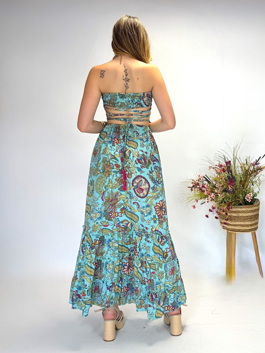 Vestido largo Trilce – Ideal para vacaciones con estilo