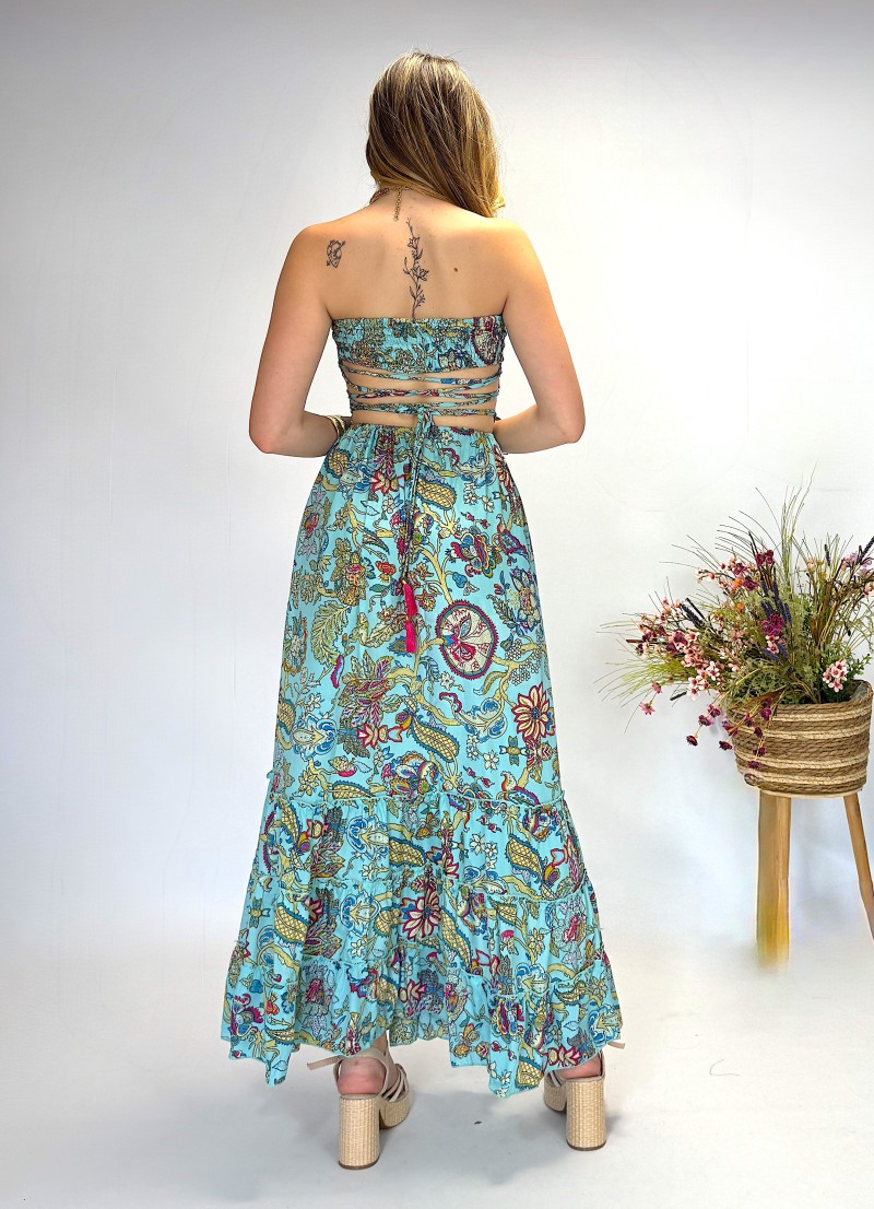 Vestido largo Trilce – Ideal para vacaciones con estilo