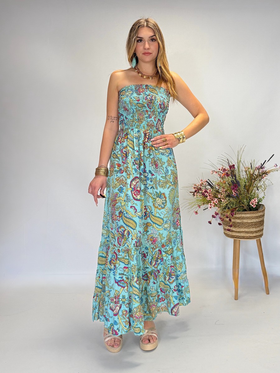 Vestido largo Trilce – Ideal para vacaciones con estilo