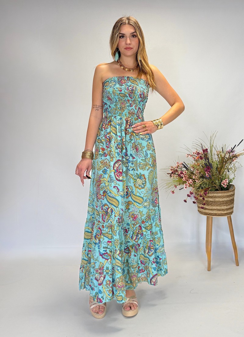 Vestido largo Trilce – Ideal para vacaciones con estilo
