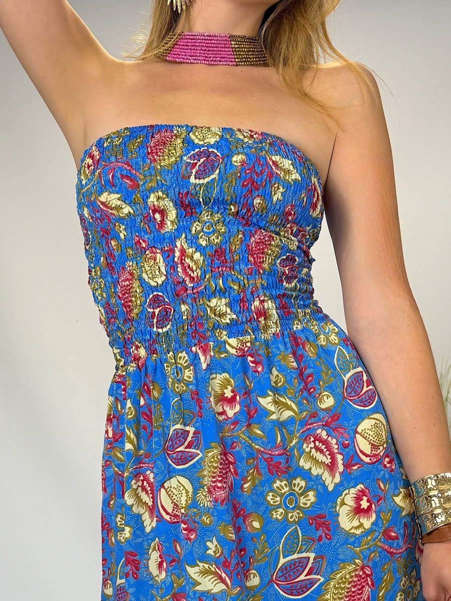 Vestido largo espalda descubierta – Ideal vacaciones y eventos