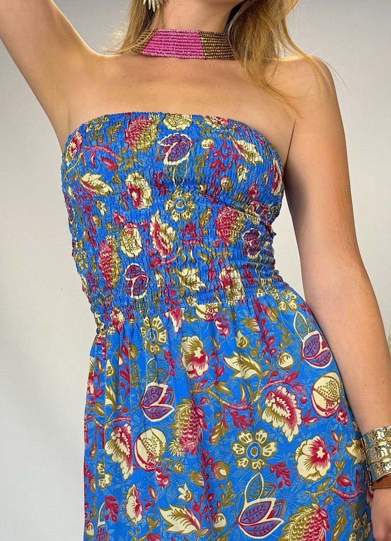Vestido largo espalda descubierta – Ideal vacaciones y eventos