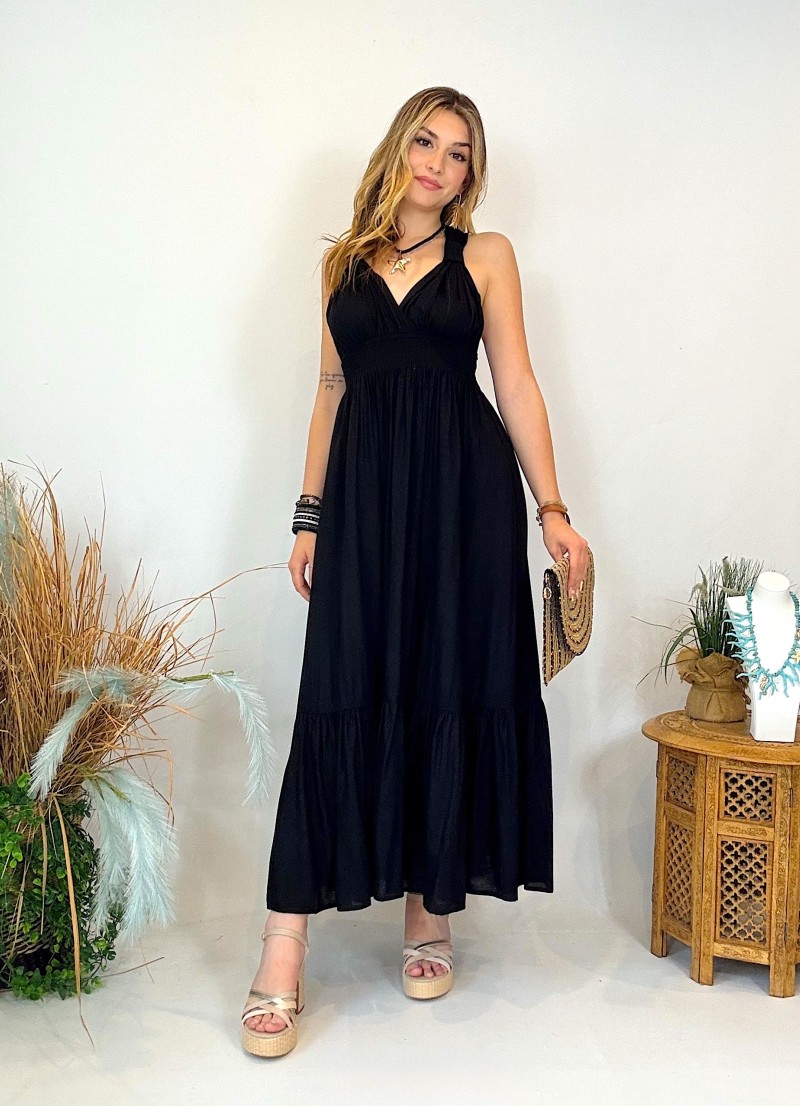 Vestido espalda descubierta – Perfecto para noches de playa