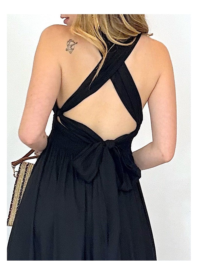 Vestido espalda descubierta – Perfecto para noches de playa