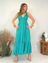 Vestido Daisy aguamarina Makiara