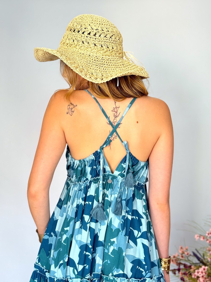Vestido Annete azul Makiara