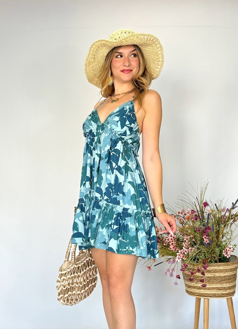 Vestido Annete azul Makiara