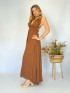 Vestido Indira marron Makiara
