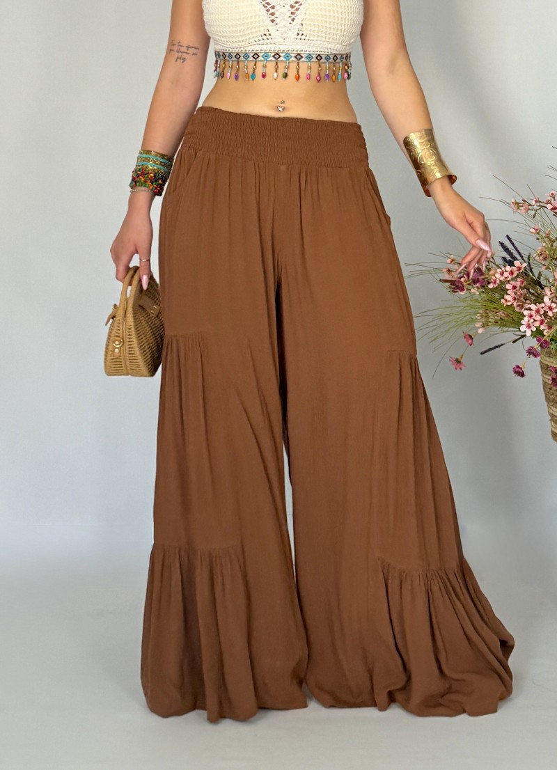 Pantalón Muss marrón Makiara