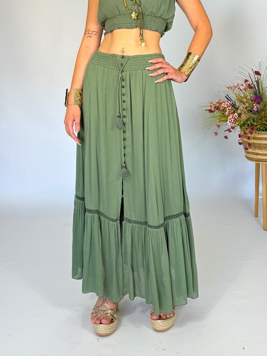 Falda Orquídea  me&me