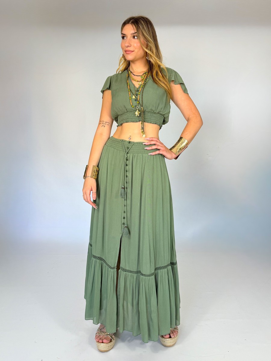 Falda Orquídea  me&me