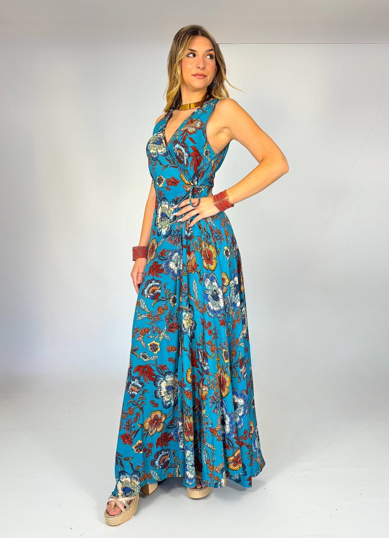 Vestido Adara azul Trilce