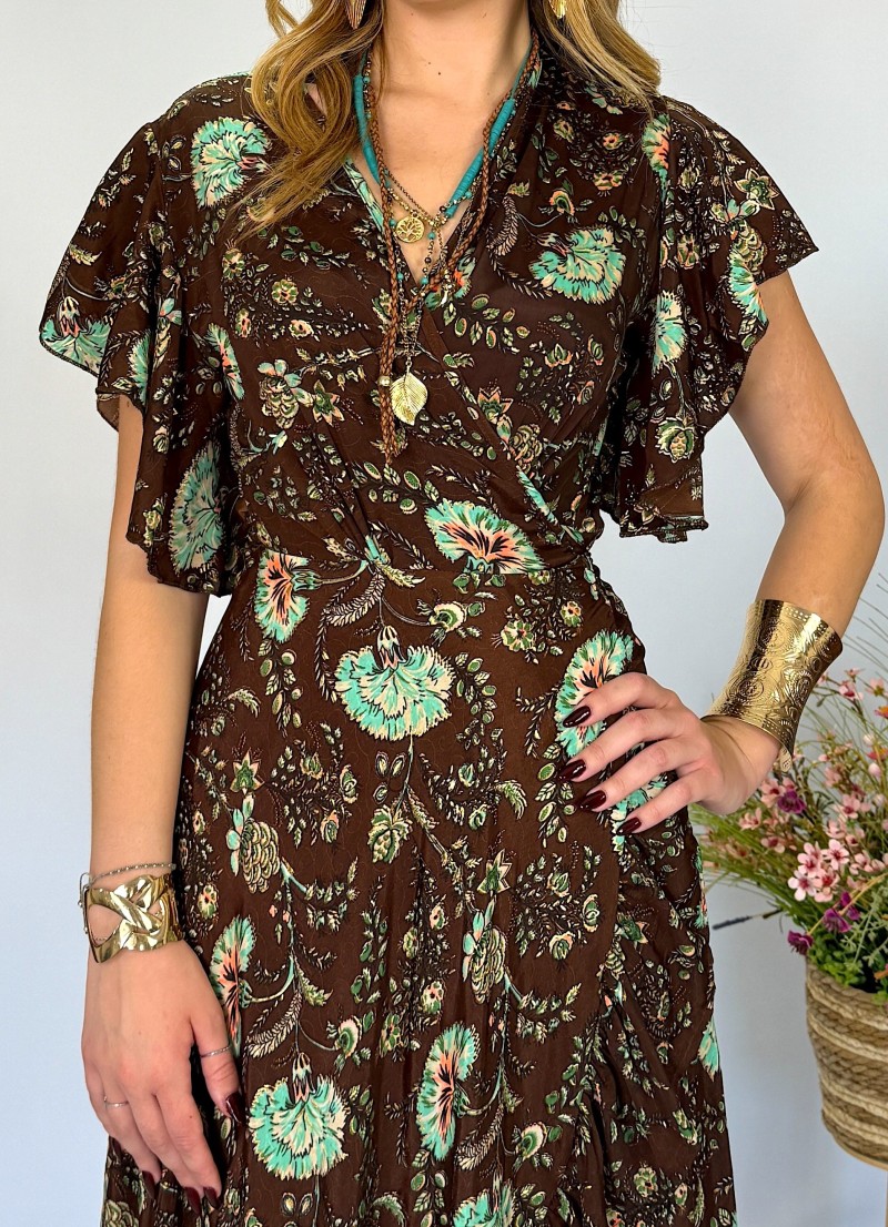 Vestido Sumy marron Trilce