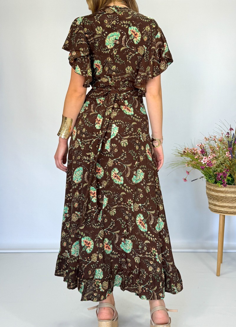 Vestido Sumy marron Trilce