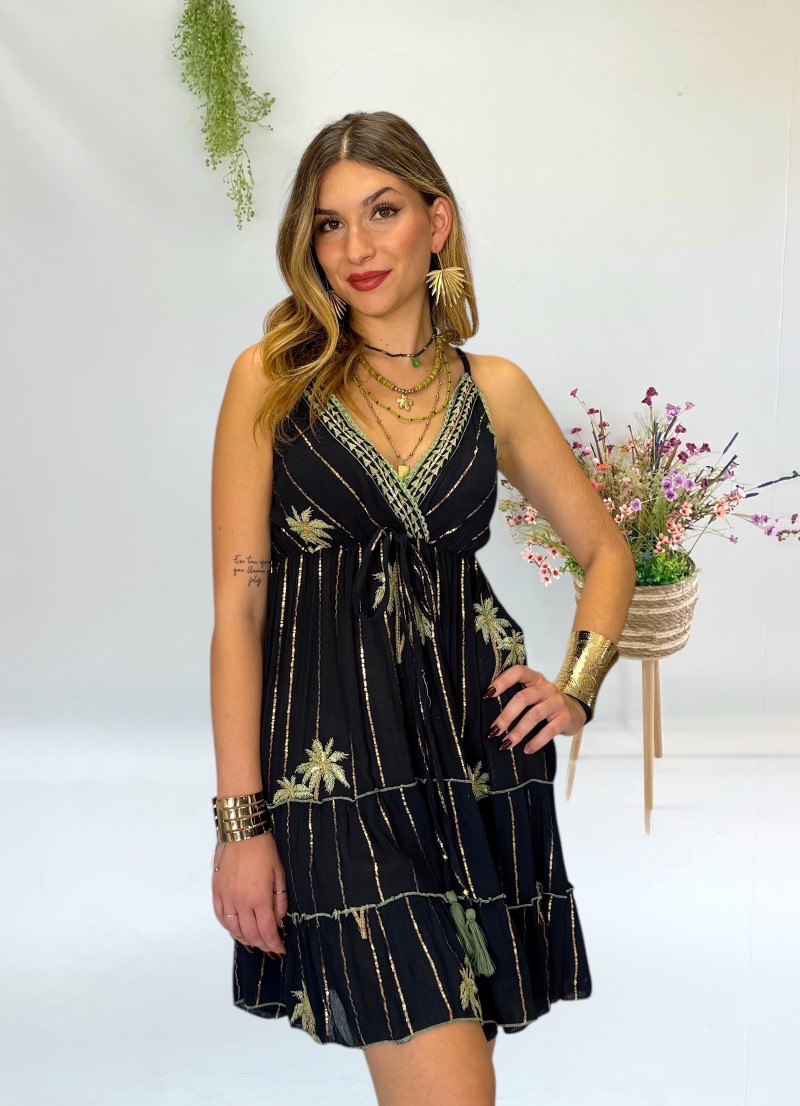 Vestido Aura bordado