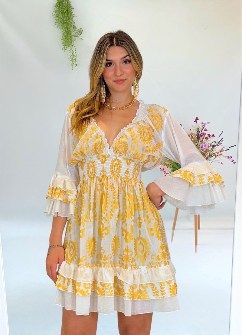 Vestido Iria blanco Trilce