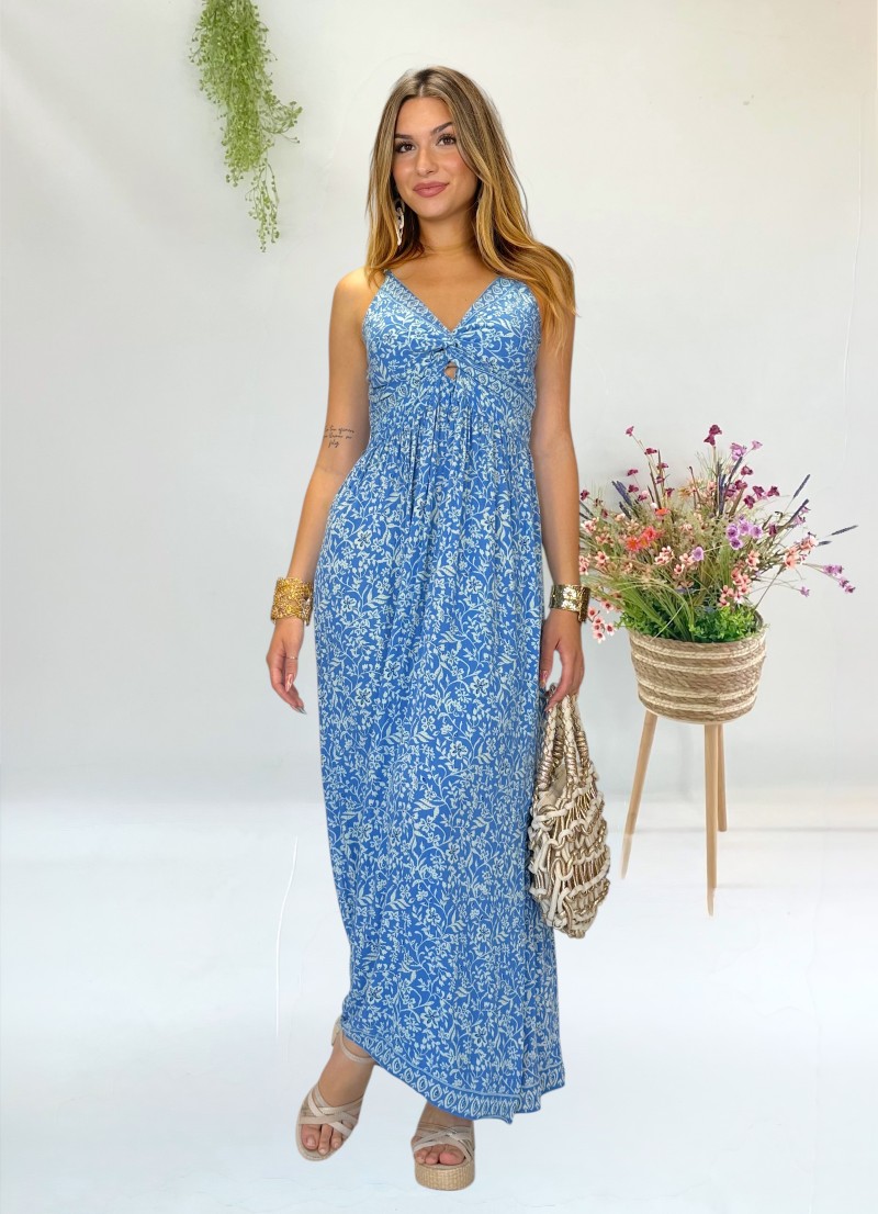 Vestido Lona azul Trilce