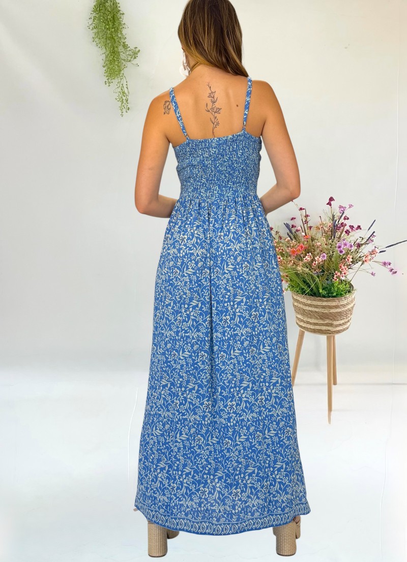 Vestido Lona azul Trilce