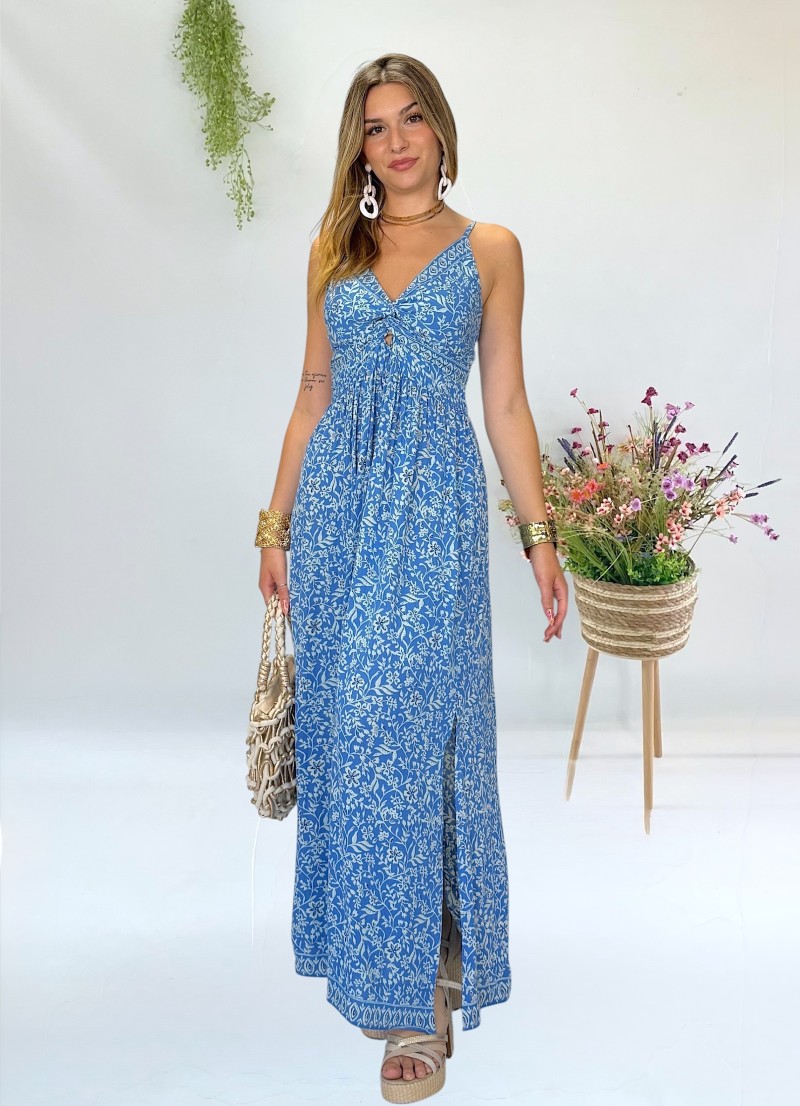 Vestido Lona azul Trilce