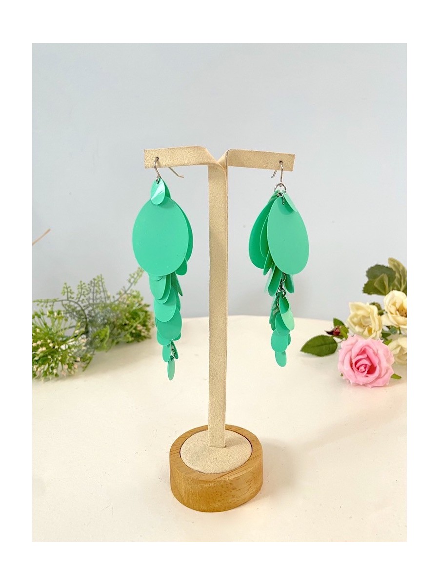 Pendientes cascada verdes
