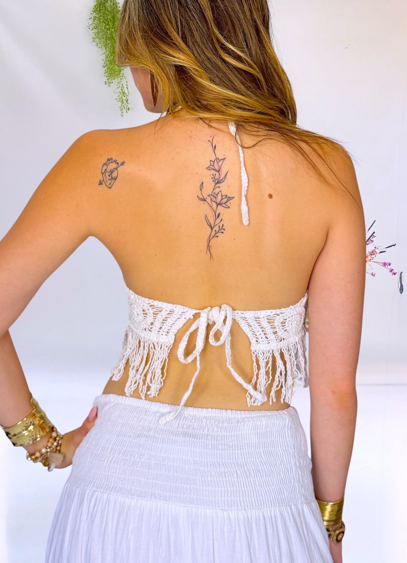 Top crochet flecos