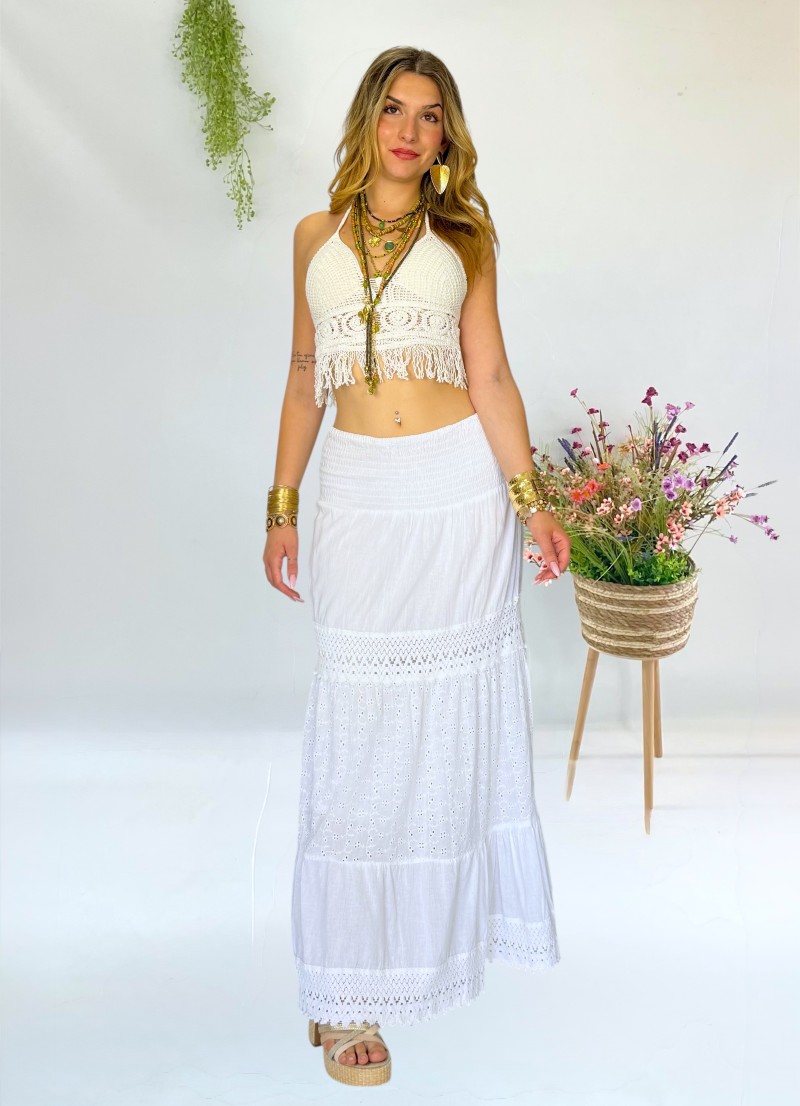 Top crochet flecos