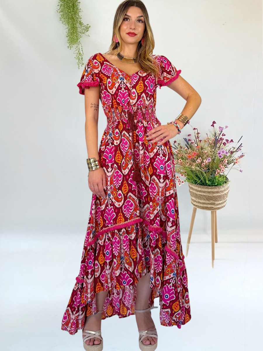 Vestido Nekane estampado me&me