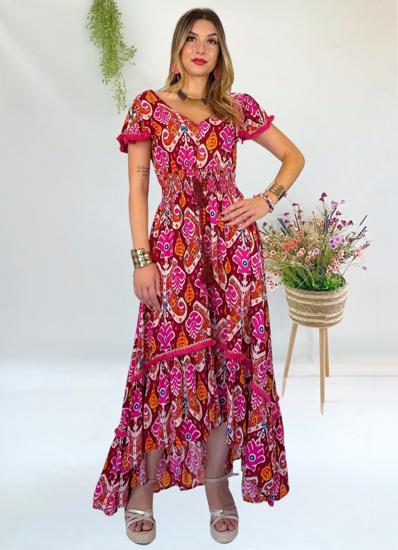 Vestido Nekane estampado me&me