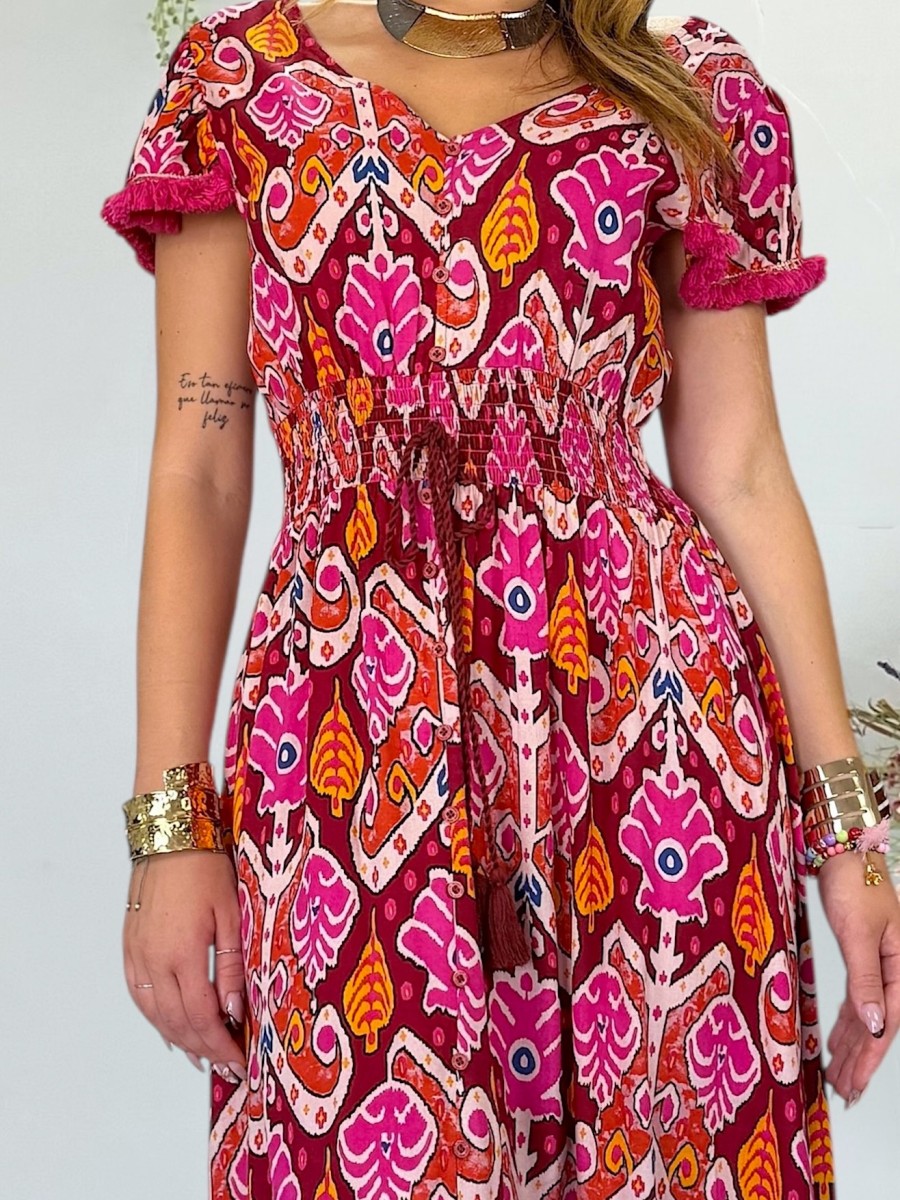 Vestido Nekane estampado me&me