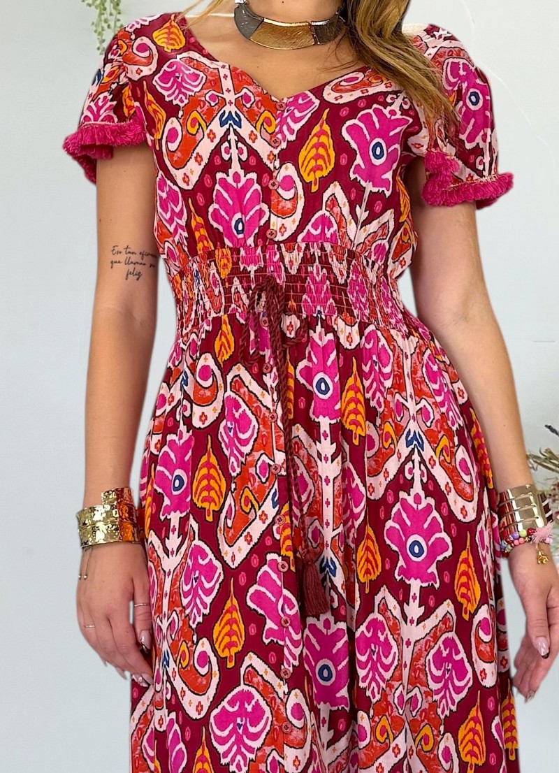 Vestido Nekane estampado me&me