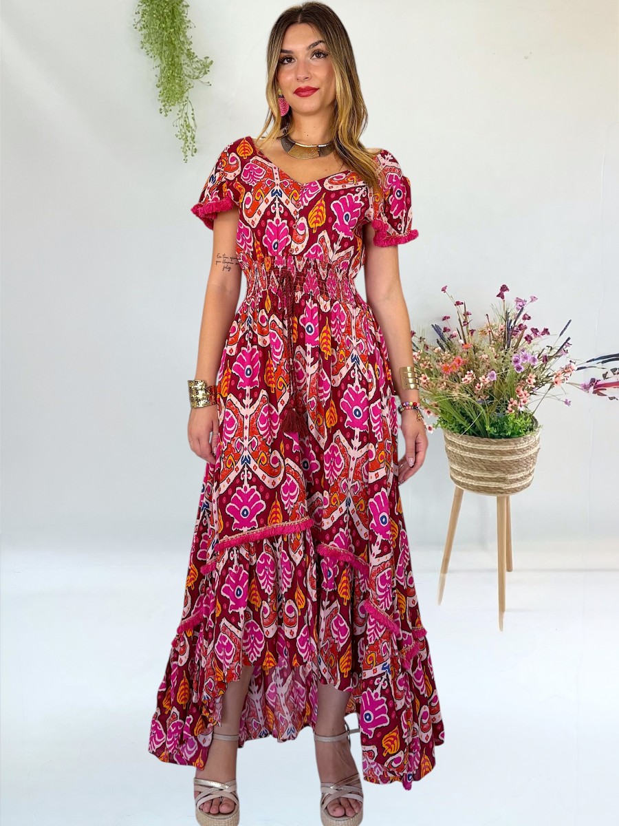 Vestido Nekane estampado me&me