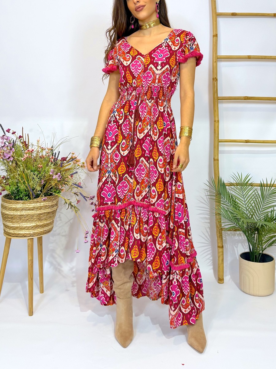 Vestido Nekane estampado me&me