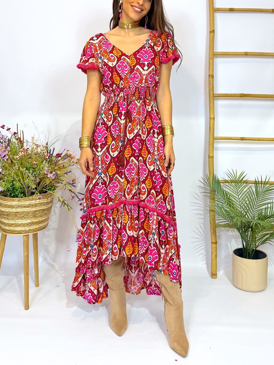 Vestido Nekane estampado me&me