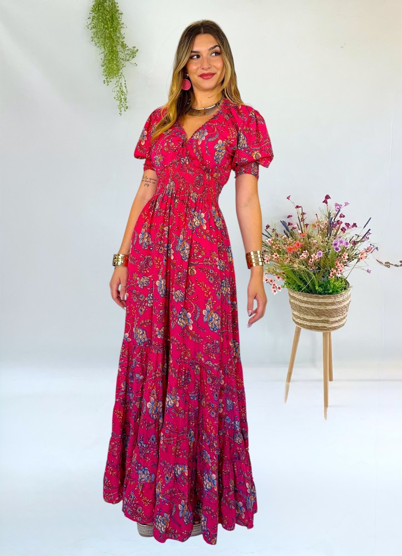 Vestido Alisa fucsia