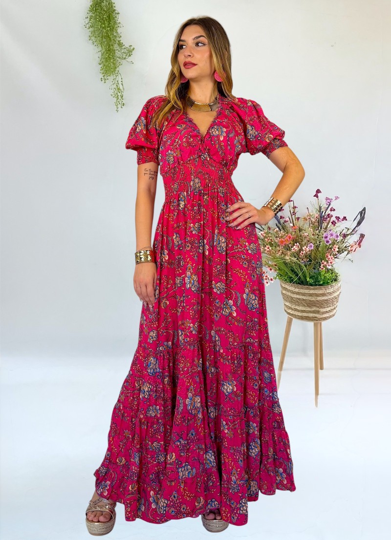 Vestido Alisa fucsia
