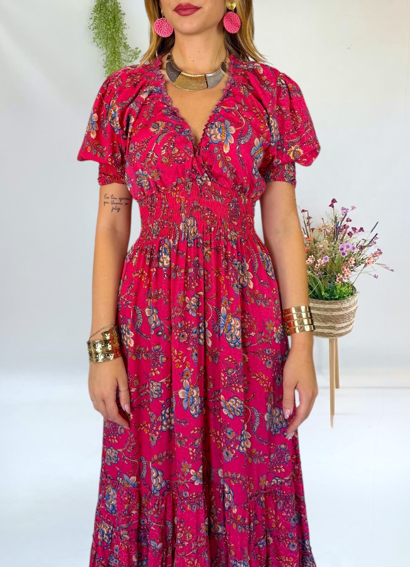 Vestido Alisa fucsia