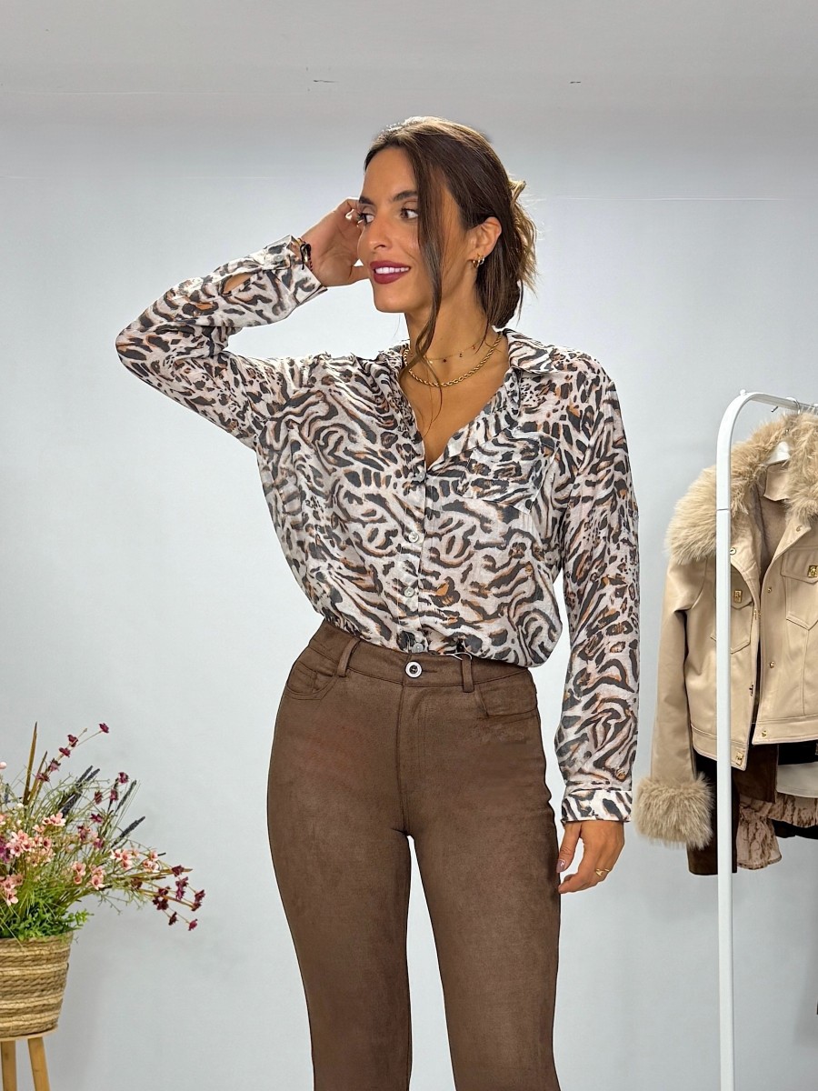 Blusa Ava animal print