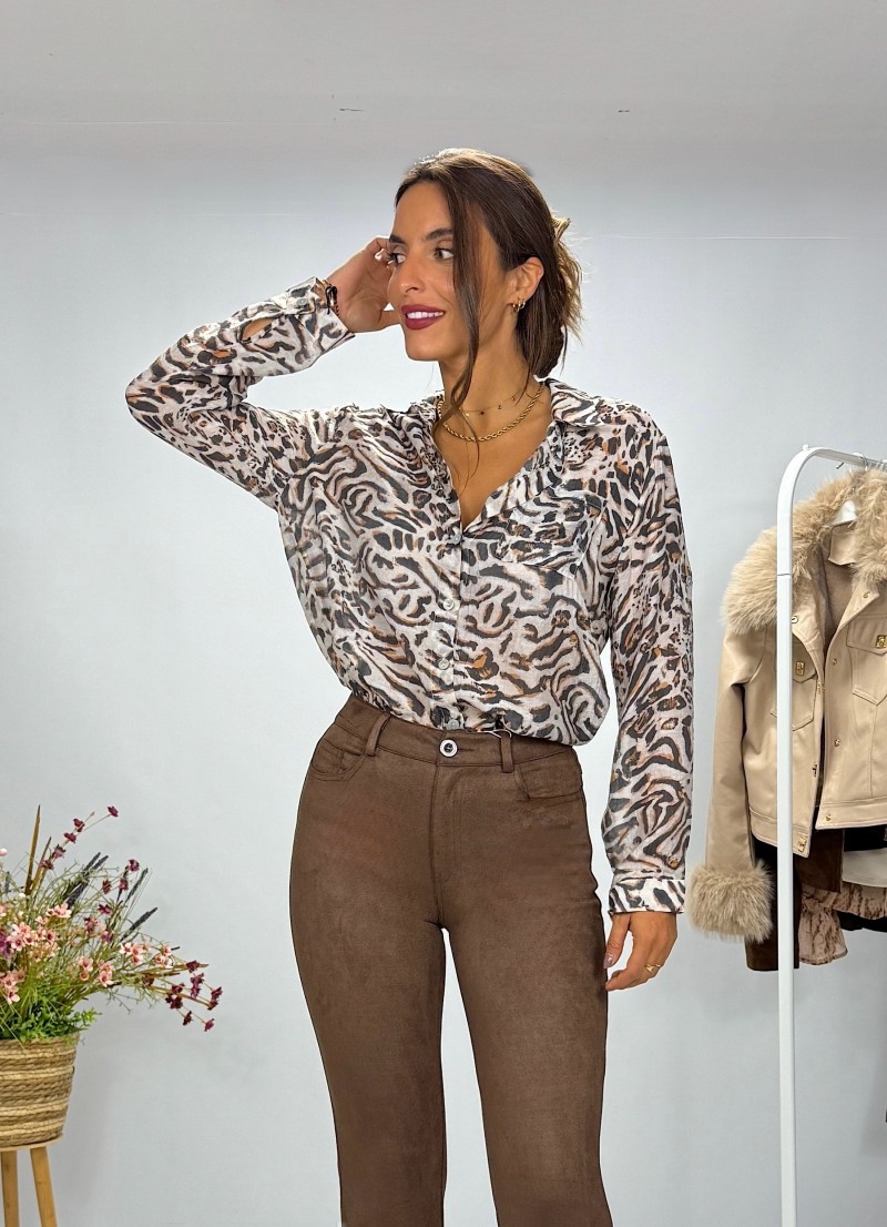 Blusa Ava animal print