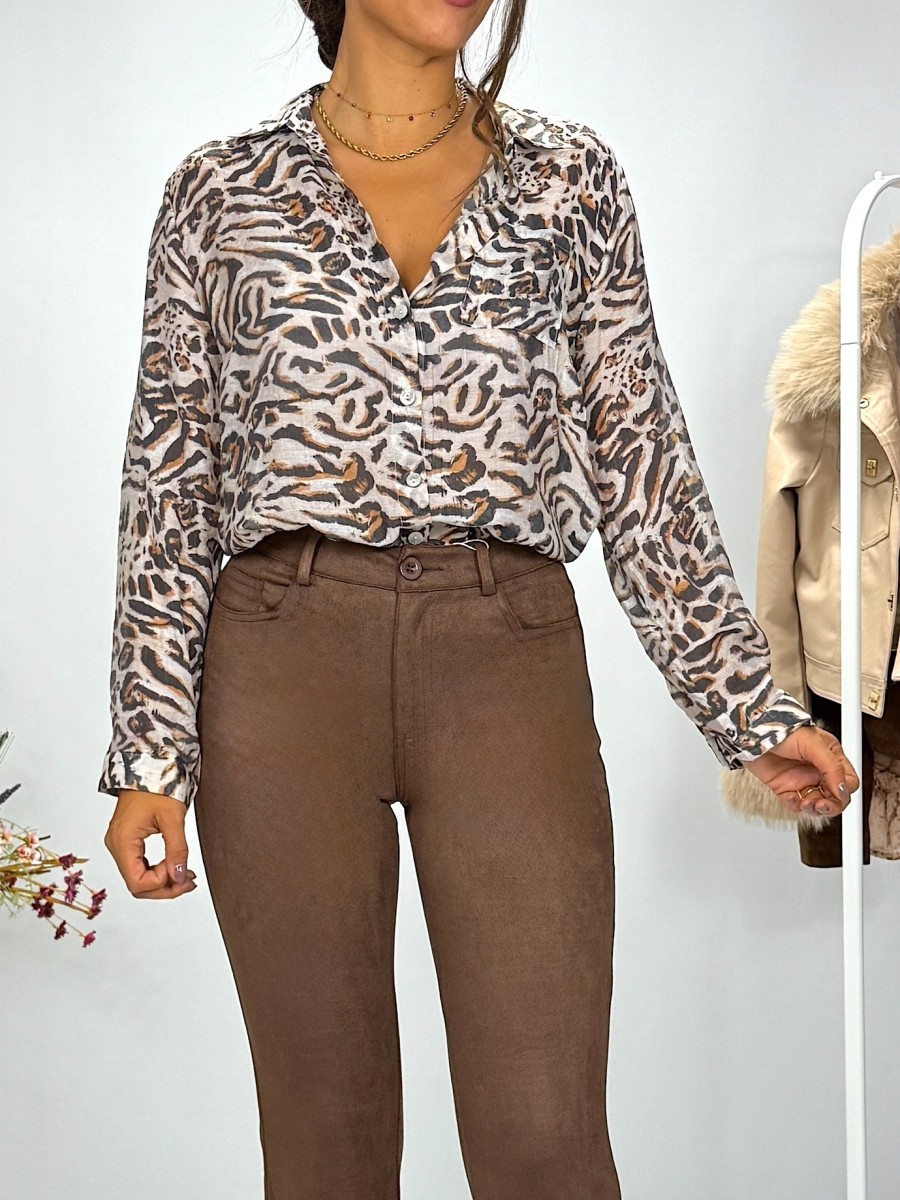 Blusa Ava animal print